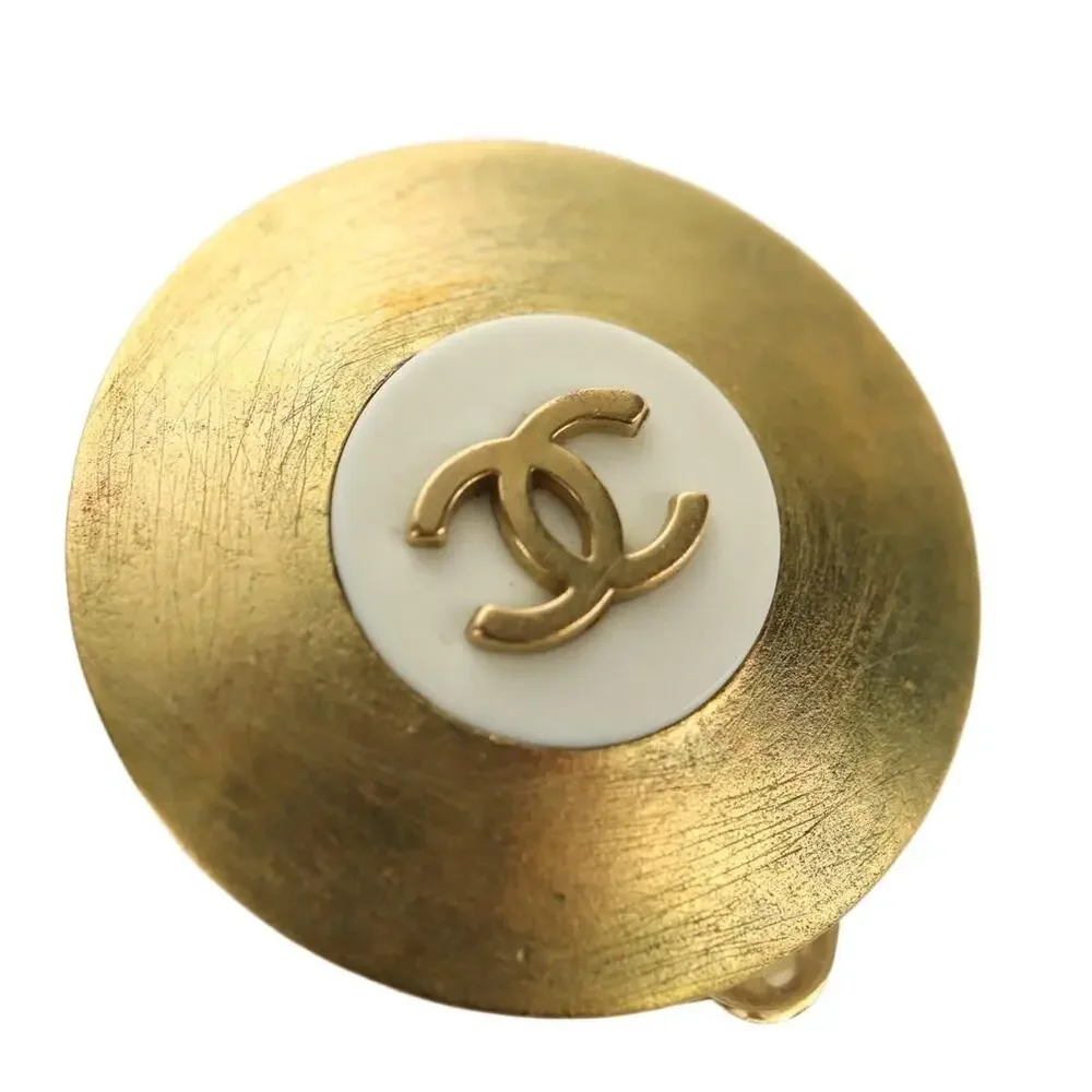 Chanel CC Logo Earring Gold